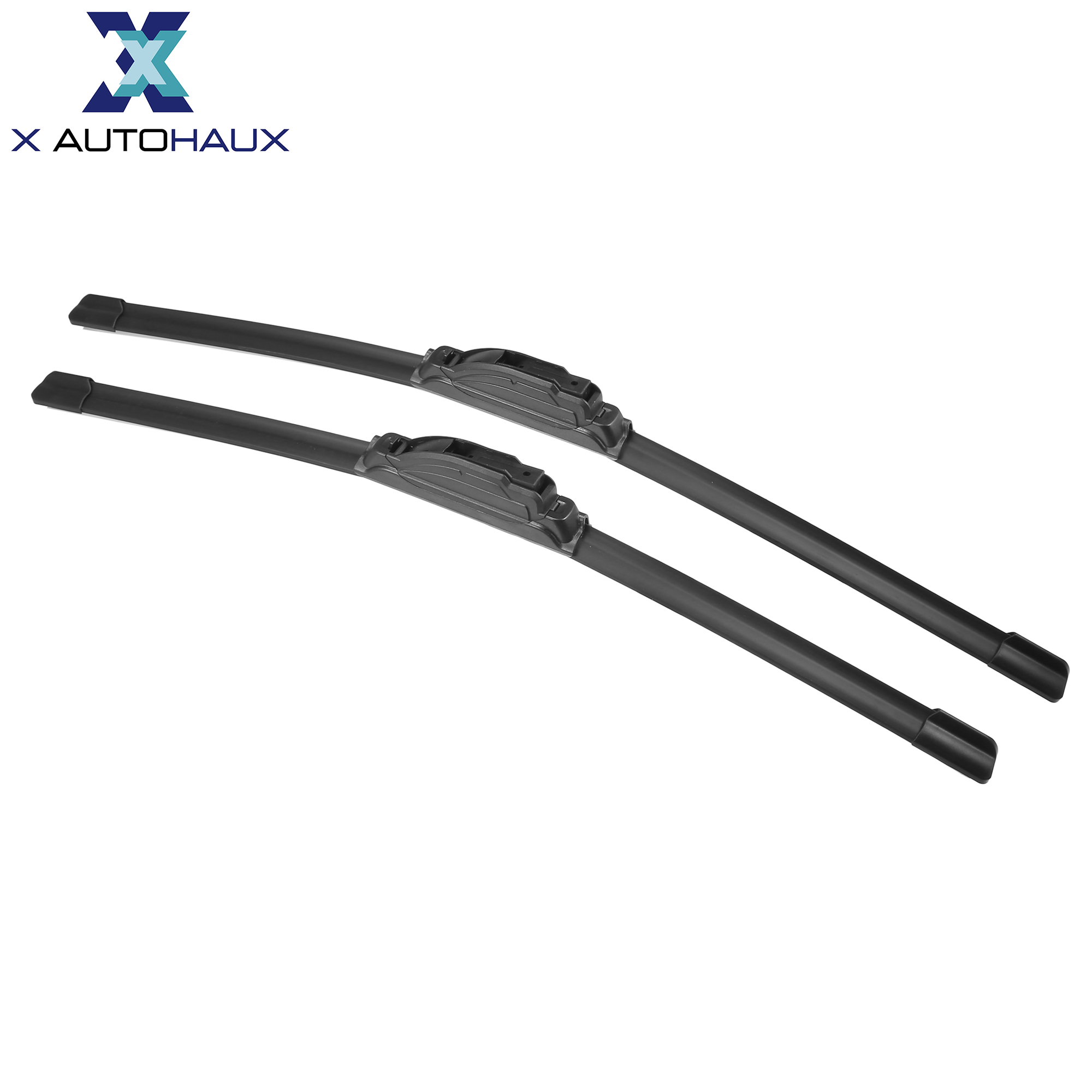 X AUTOHAUX 2pcs 21"+19" Silicone Front Windshield Wiper Blade for Mazda 3 2003-2008 Windscreen Wiper OE Replacement Set All-Seasons J / U Hook ราคา 528 บาท*ส่งฟรี