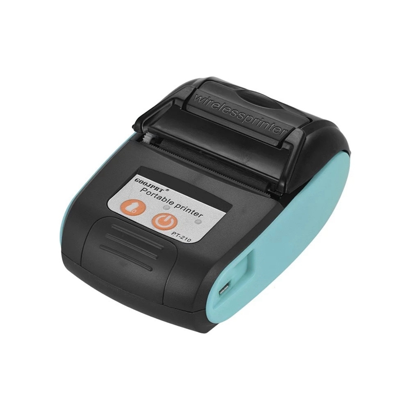 (NFYW) PT-210 Portable Thermal Printer Handheld 58mm Receipt Printer for Retail Stores Restaurants F