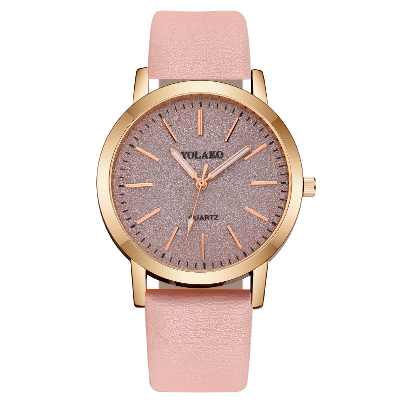 Fashion Simple Flash Face Women's Watch Women's Watch Quartz Watch Leather Watch ราคา 211 บาท*ส่งฟรี