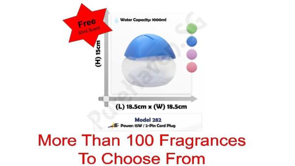 [BNIB] FOC 30ml Scent Liquid! Model 282 Premium Water Air Purifier 1000ml Singapore