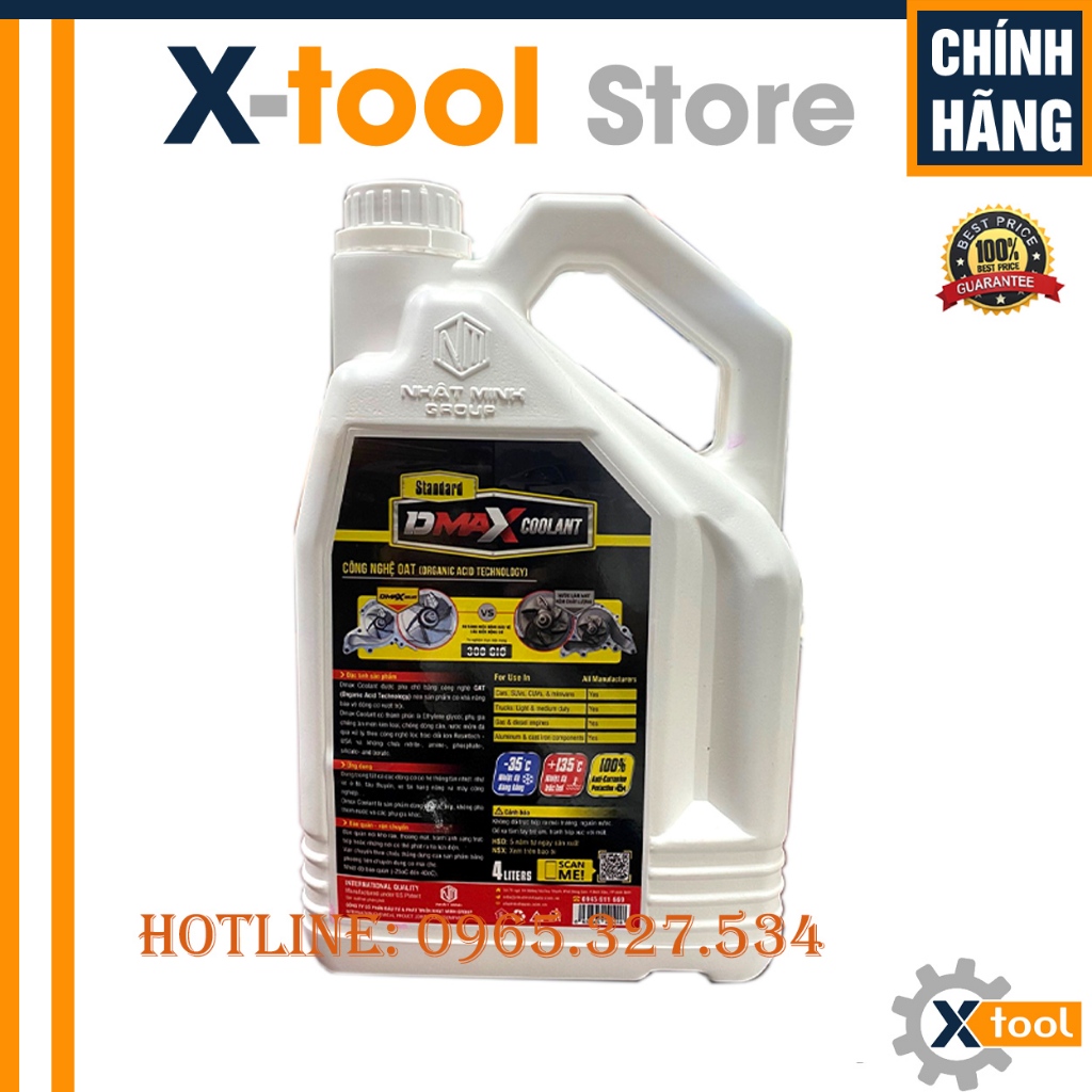 Nước làm mát động cơ ô tô Demax Coolant