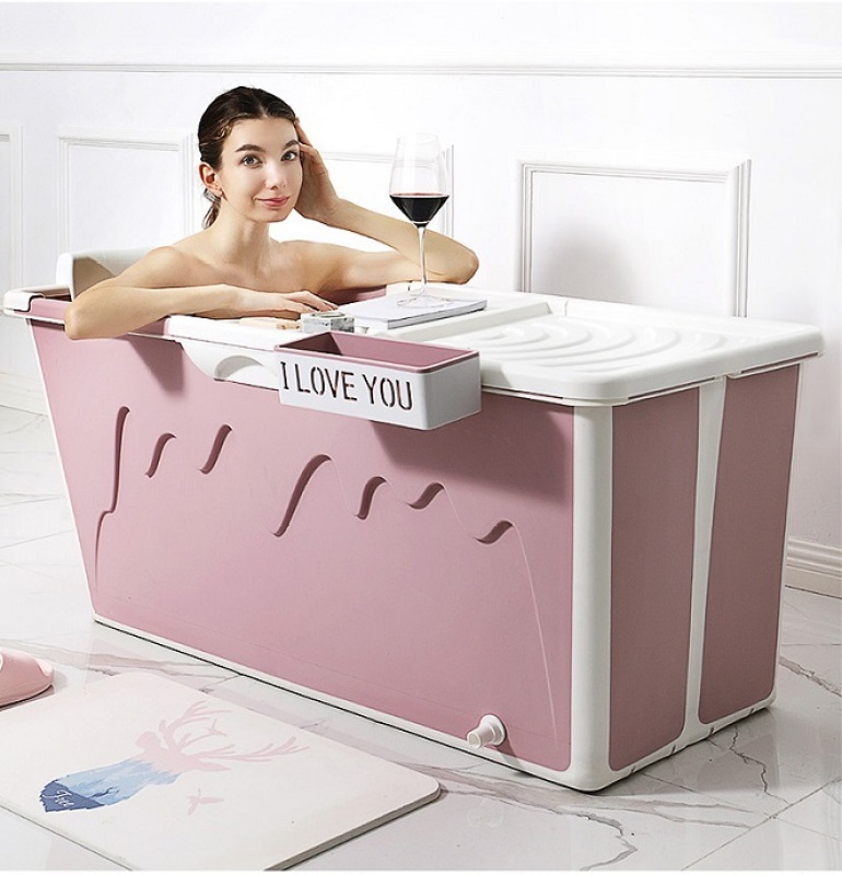 Buy Foldable Bathtub Portable Bathtub Folding tub Soaking Bath Tub Adult Bathtub Light Tub Children Plastic Bathtub Plastic Portable HDB Bathtub Singapore