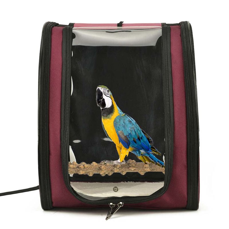 Xách Tay Bird Tàu Sân Bay Lồng Túi Thoáng Khí Parrot out Ba Lô Pet Bird hộp du lịch Tàu Sân Bay Cho Lớn Và Nhỏ Chim Starling Cre