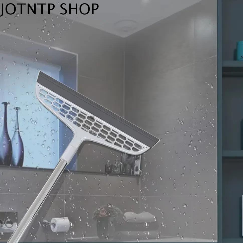 JOTNTP 2Pcs Di động Chổi ma thuật silicon Có thể xoay Treo Dụng cụ cạo phòng tắm Dễ lau chùi Đa chức năng Dụng cụ cạo sàn Phòng tắm
