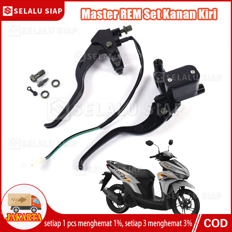 4PCS For PIAGGIO VESPA Street GTS300 GTS 300 Supersport Primavera150 Rear And Front Brake Pads Set Harga 125,000 rupiah*Gratis Ongkir