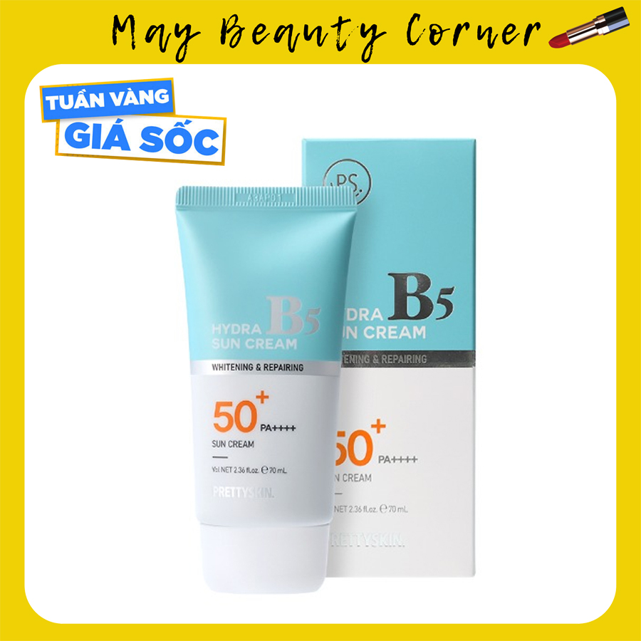 Kem chống nắng phổ rộng Prettyskin Hydra B5 Sun Cream SPF50+ PA++++ (70ml) Hàn Quốc