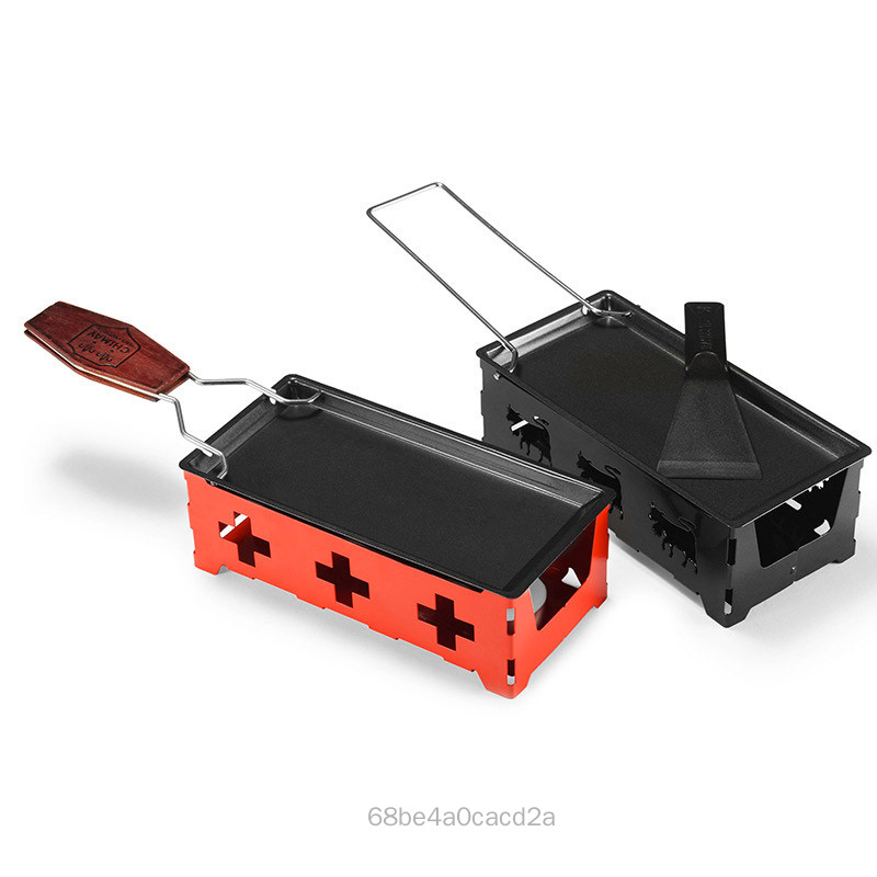 3 PC SET Cheese di động có thể gập lại không dính mini raclette nhà bếp nhà bếp nướng HJJN-VN