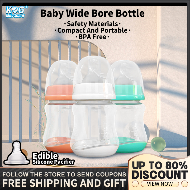 Kids Guard Wide Neck Baby Feeding Bottle Set