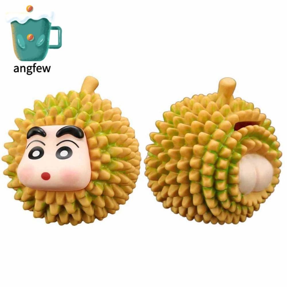 ANGFEW Chuối Heo đất Shin-Chan bút màu trái cây Sầu riêng Bể tiết kiệm Hộp đựng tiền bút chì Shin ch
