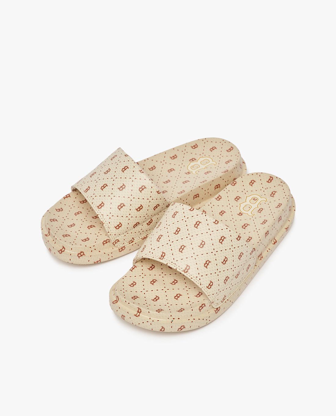 MLB - Dép quai ngang unisex Chunky Mound Diamond Monogram 3ALPCDM33-43CRS