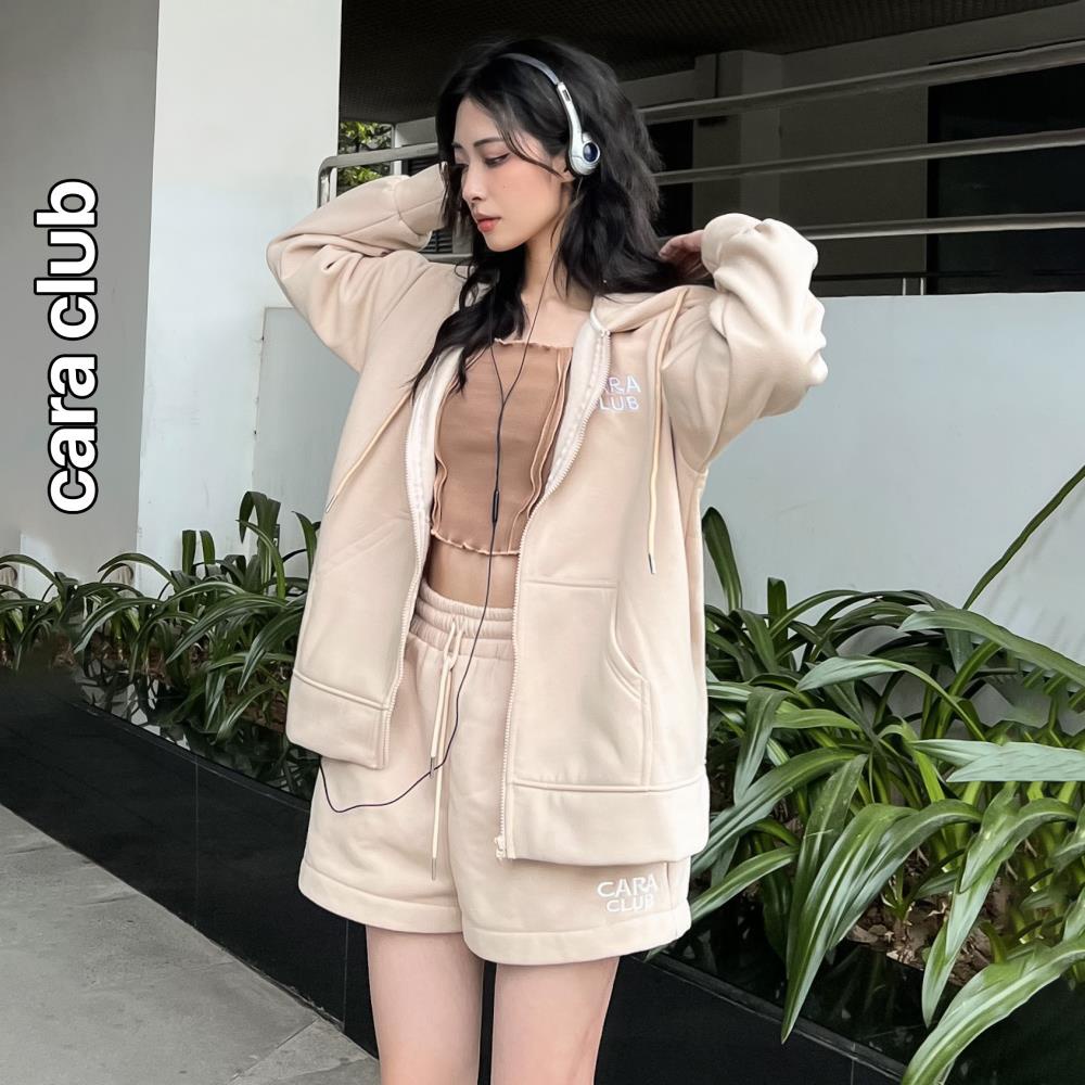 CARA Quần Short Nữ Arelt kiểu lưng thun ống rộng trẻ trung năng động