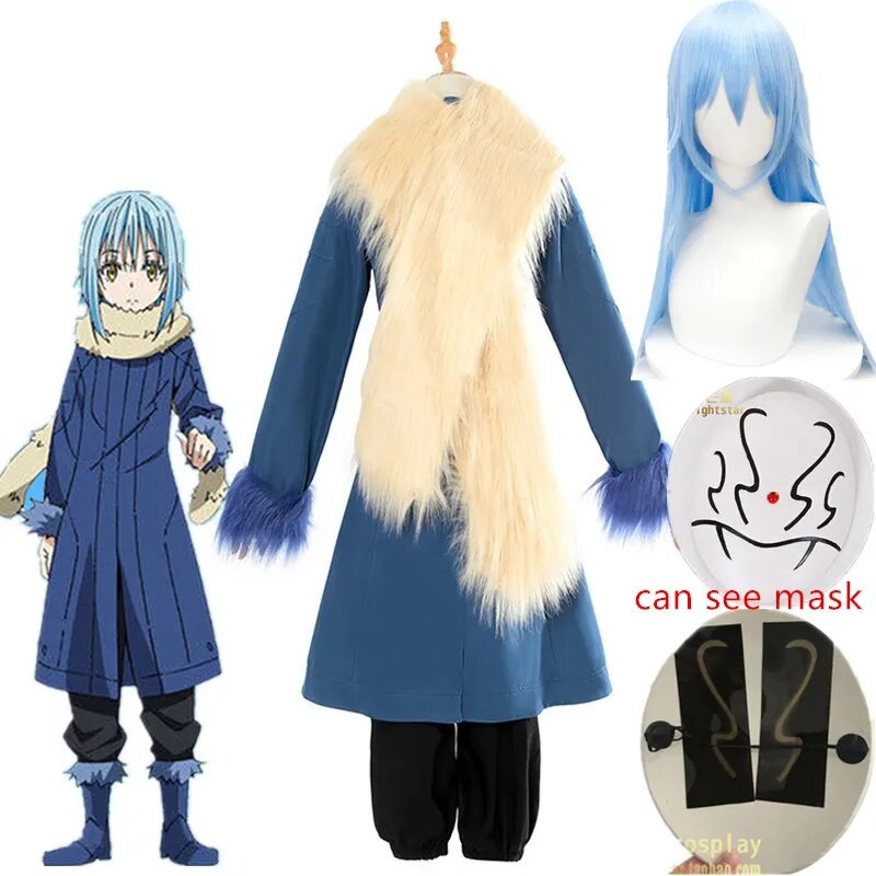 【On Sale】 Tensei Shitara Slime Datta Ken Cosplay Costume Rimuru Tempest Cosplay Anime Slime Costume 