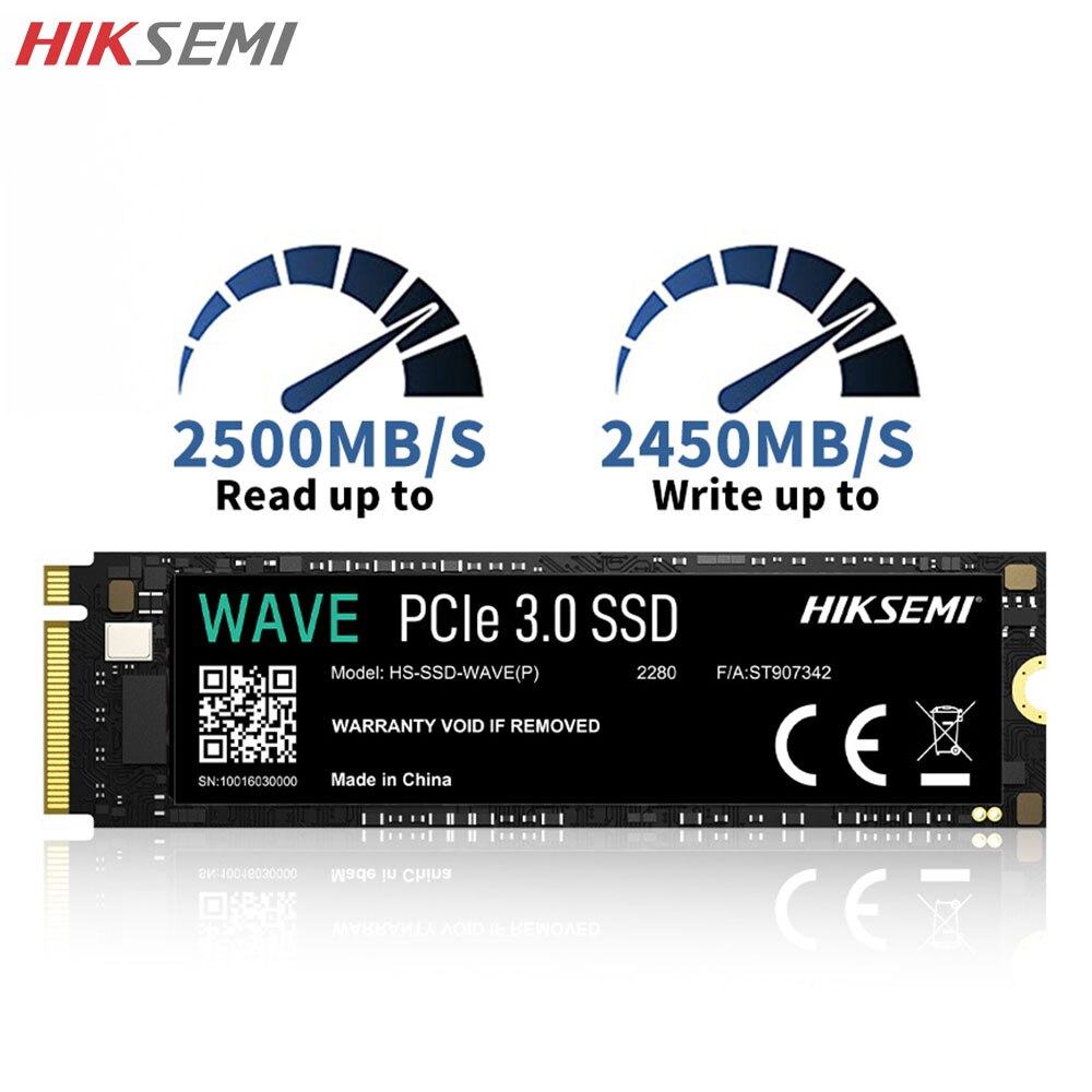 Hiksemi SSD M2 NVME 128GB 256GB 512GB Ổ cứng lưu trữ thể rắn nội bộ 1TB Ổ cứng SSD M.2 2280 1TB cho trò chơi máy tính xách tay