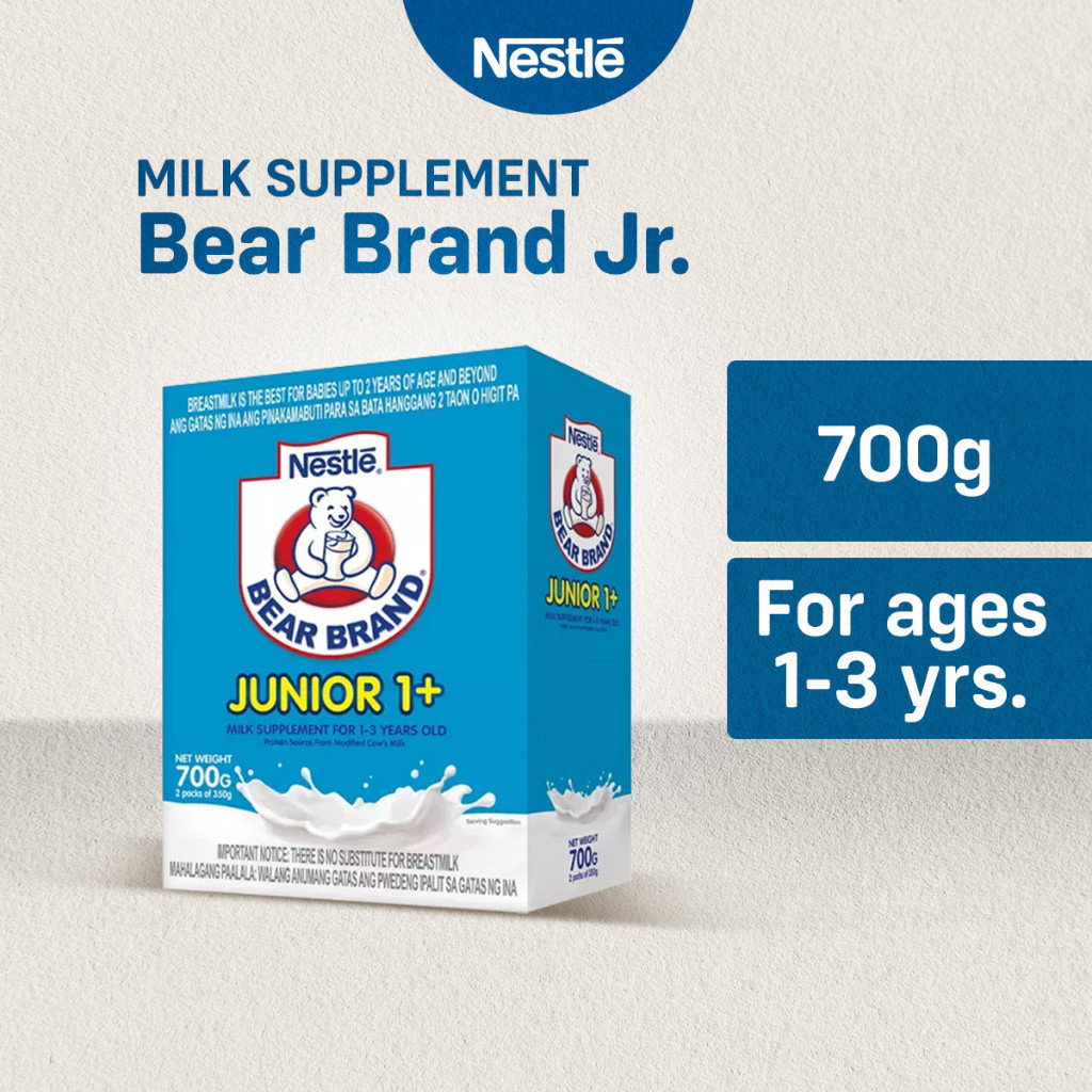Bear Brand Junior Milk Supplement For Children 1-3 Years Old 700g