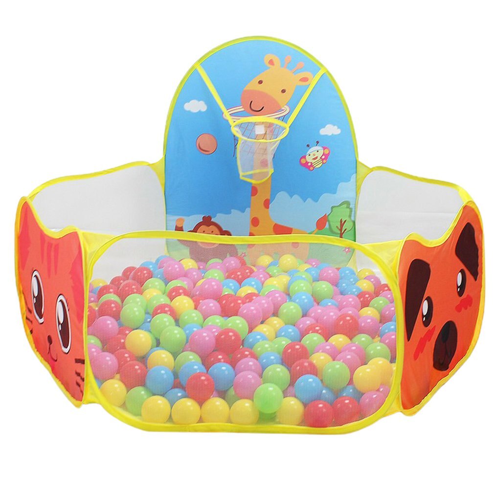 1.2M Baby Playpen Playground Bebe Ball Pit Balls Dry Pool With Basketball