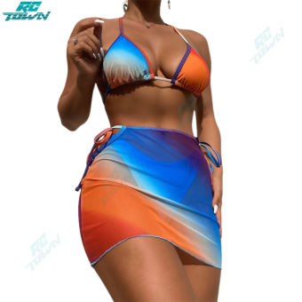 82% Polyester 18% elastane 3-mảnh Áo tắm bikini gợi cảm Bikini ws874