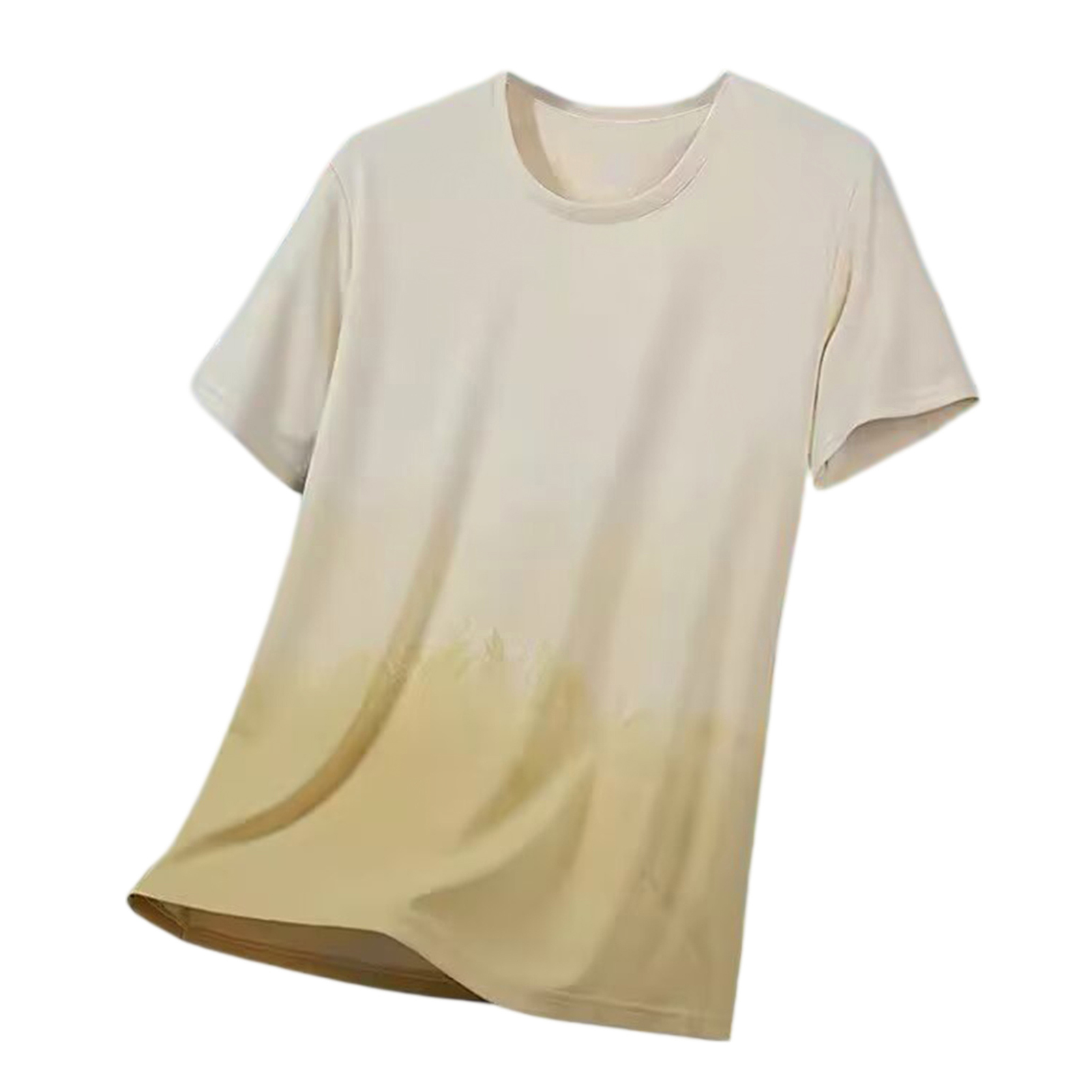 【Stock】 Men Summer Tops Breathable Men Tops Men's Summer Breathable Short Sleeve T-shirt Loose Fit O-neck Sport Tee Lightweight Casual Outdoor Top for Daily Wear - 2