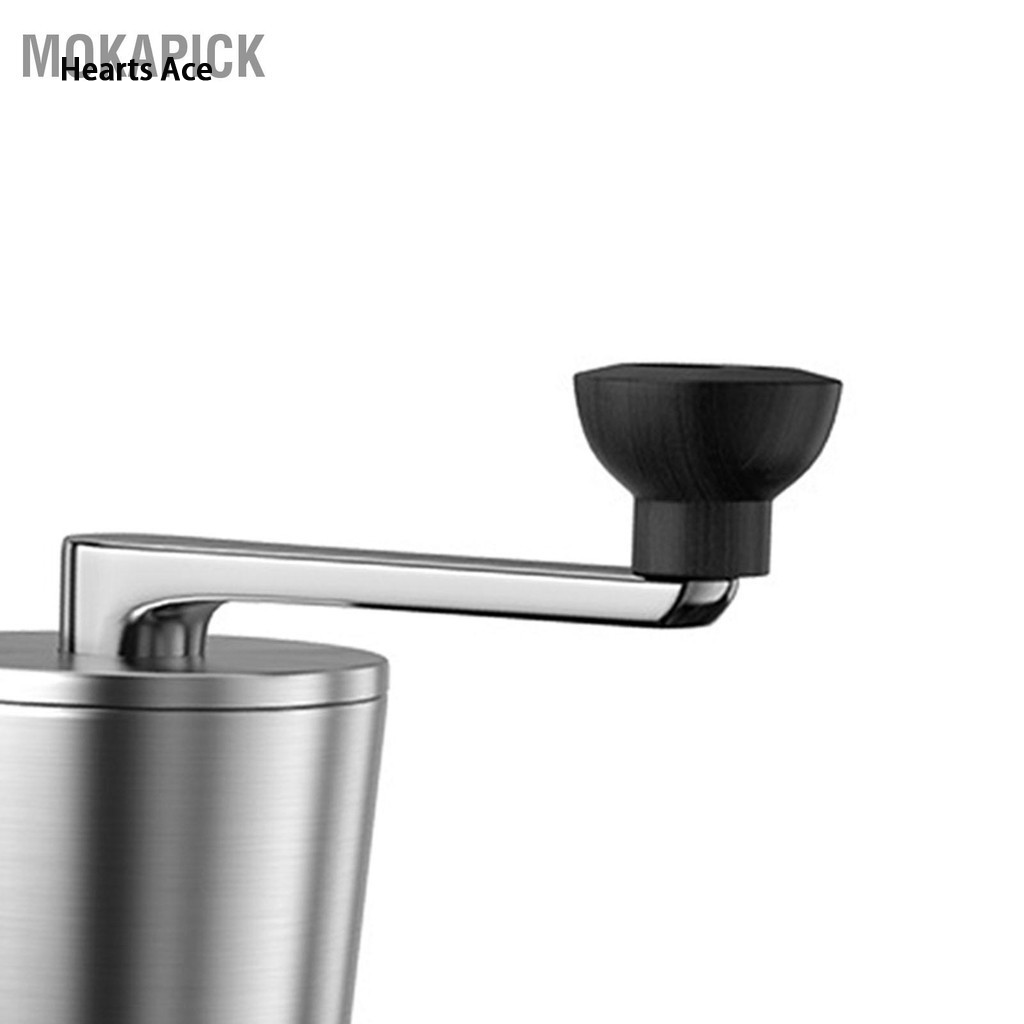 Mokapick Manual Coffee Grinder Stainless Steel 304 Portable Rotating Beads for Home and Office Use ราคา 840 บาท*ส่งฟรี