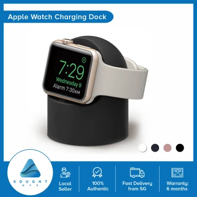 Silicone Apple Watch Charging Dock Charging Stand IWatch Series 6/SE/5/4/3/2/1 Holder Charging Cradle
