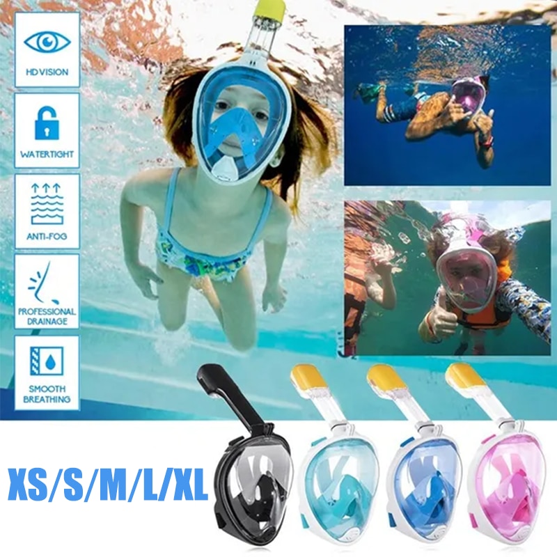 Fully Dry 180 View Professional Swimming Mask Underwater Snorkeling