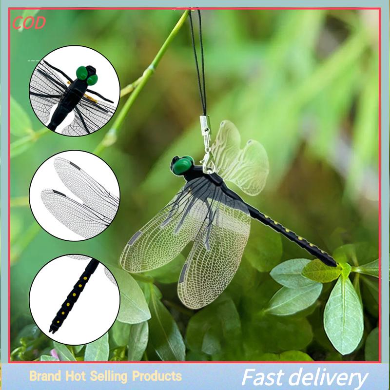 [COD]PkYeG💖💖💖 เครื่องไล่ยุงกลางแจ้งจำลองแมลงปอตัวใหญ่แท่งสำหรับใส่แมลงปอไล่ยุงแมลงรุ่นของเล่นปีกยาว14ซม. ราคา 20 บาท*ส่งฟรี