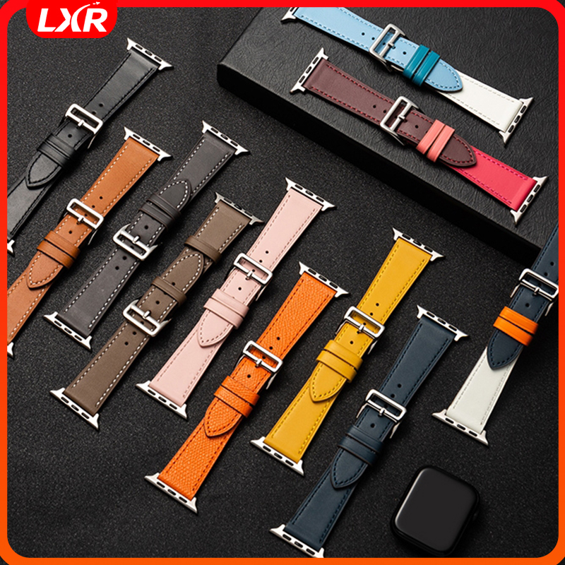 หนัง PU สายนาฬิกา Smart Watch ใช้ได้กับ iWatch Series 10 9 8 7 6 5 4 46มม. 40มม.41มม. 44มม.45มม.49มม. นาฬิกาอัจฉริยะ สาย iWatch strap ราคา 56 บาท*ส่งฟรี