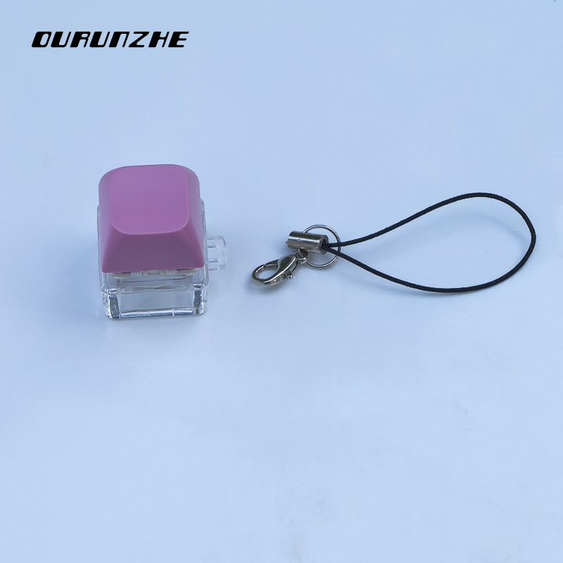 OURUNZHE Stress Relief Fidget Toy with Keychain - Fun Squishy Button for Hands-On Relaxation and Focus ราคา 25 บาท*ส่งฟรี