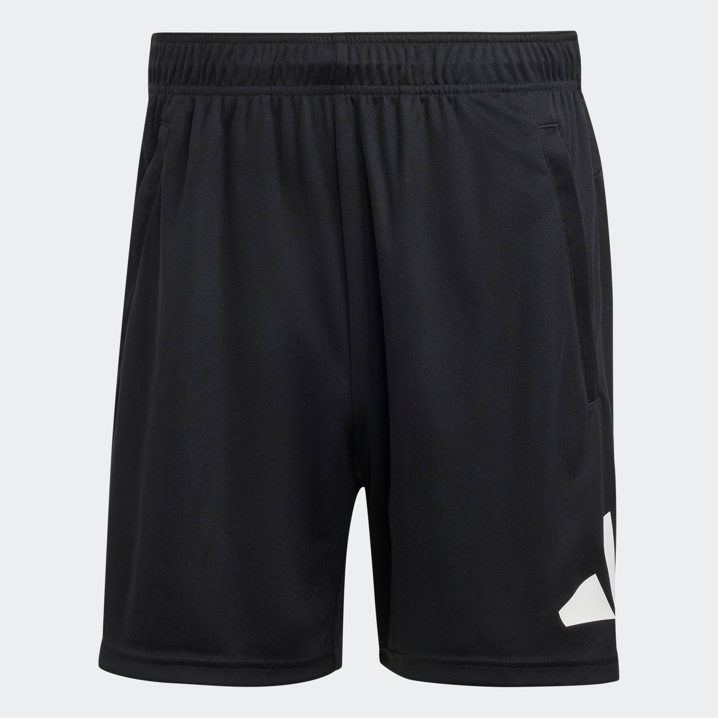 [CHỈ 11-12.10-MUA 3 GIẢM 40%] adidas Tập luyện & Gym & Training Quần Short Tập Luyện Train Essentials Có Logo Nam Đen IB8121
