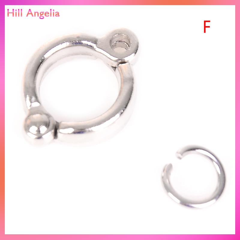[Hill Angelia] 2 chiếc vòng dây xích huấn luyện chim thú cưng kẹp phụ kiện bay cho vẹt vòng chân chim bồ câu - 1