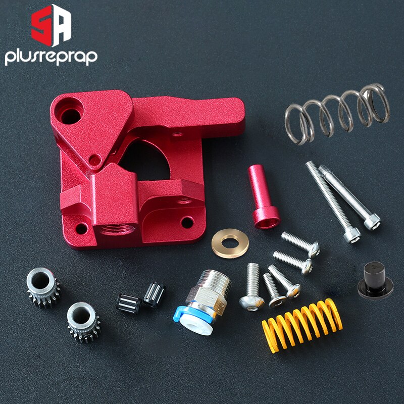 Cr10 pro upgraded dual gear extruder double pulleys direct aluminum extruder for ender 3/5 cr10s pro 3d printer parts
