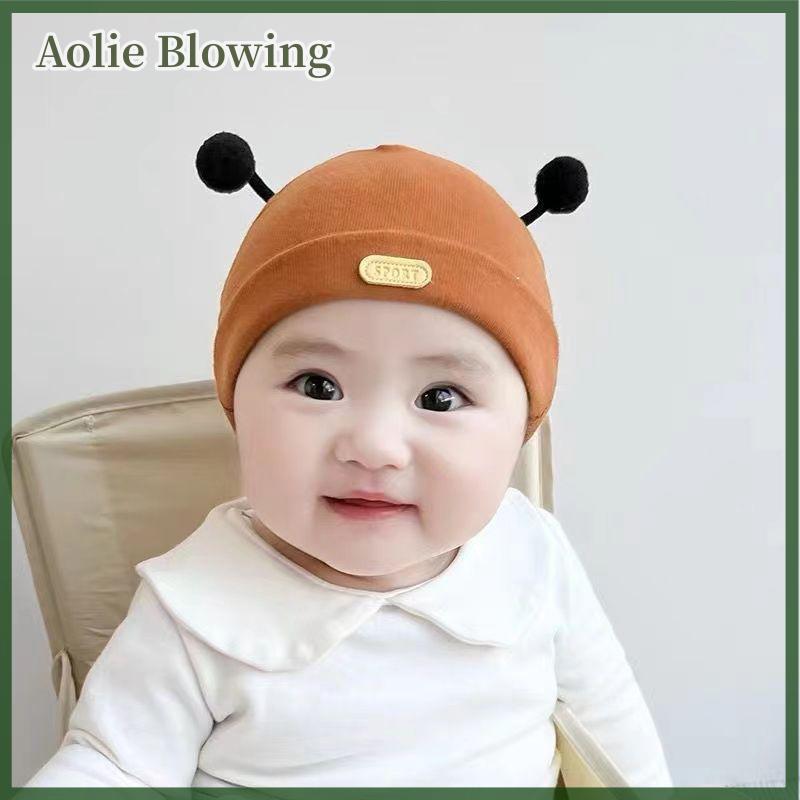 Aolie Tinh khiết bông sơ sinh thai nhi Mũ hai lớp Beanie mũ mềm bé gái bé trai