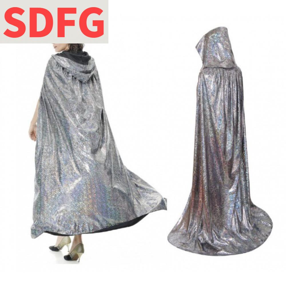 SDFG เงางาม เสื้อคลุมฮาโลวีน ปีศาจปีศาจปีศาจ ตัวช่วยสร้าง เครื่องแต่งกายคอสเพลย์คริสต์มาส ตลกๆ Grim Reaper เสื้อปอนโชมีฮู้ด เด็กผู้ใหญ่และเด็ก ราคา 396 บาท*ส่งฟรี