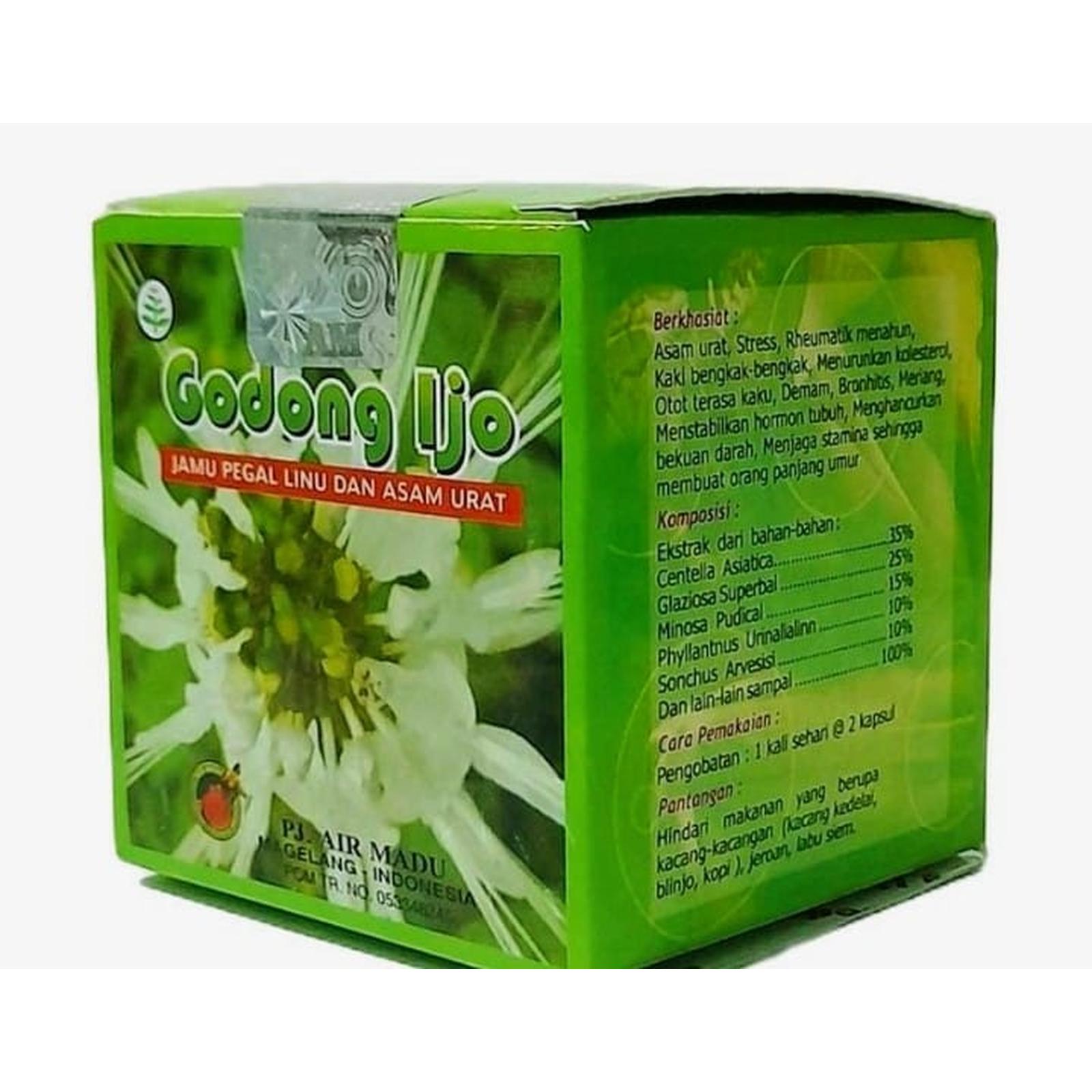 Promo - Godong Ijo Asli Kapsul Pegal linu Asam urat original 100%