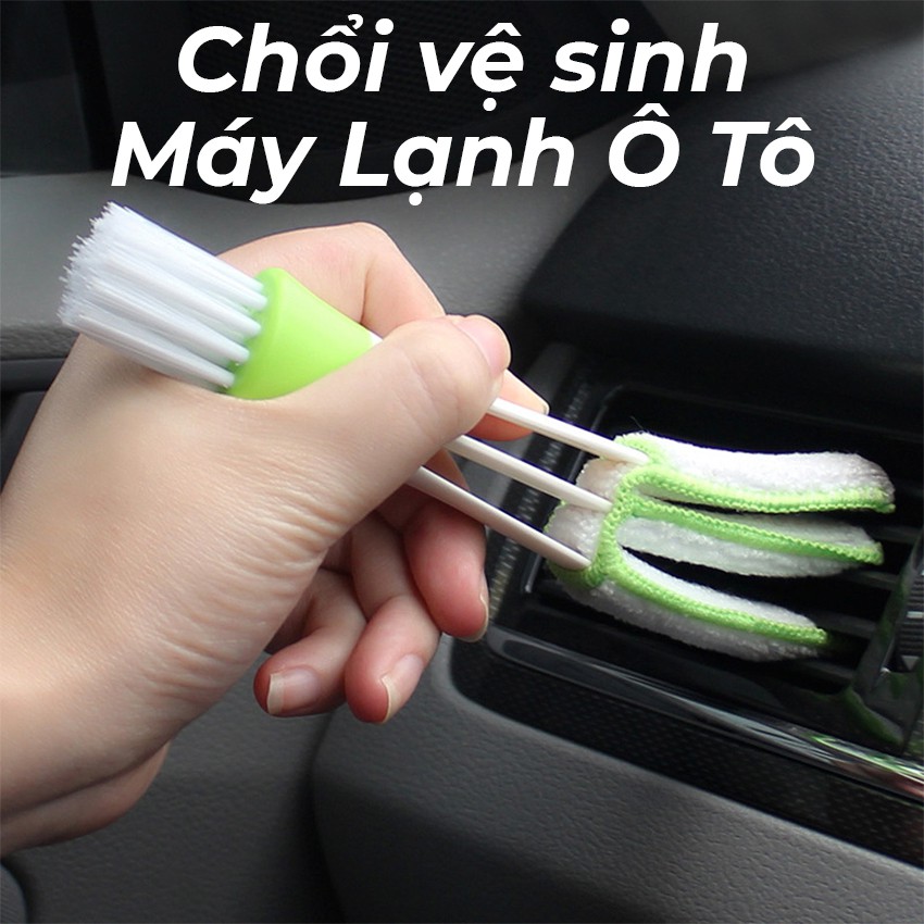 Chổi vệ sinh cửa gió điều hòa xe hơi, chổi vệ sinh bàn phím, đồ điện tử, vệ sinh nội thất ô tô