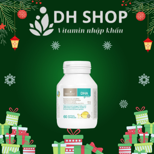 Viên uống bổ sung dha cho bé bioisland dha kid 60 viên - dh shop