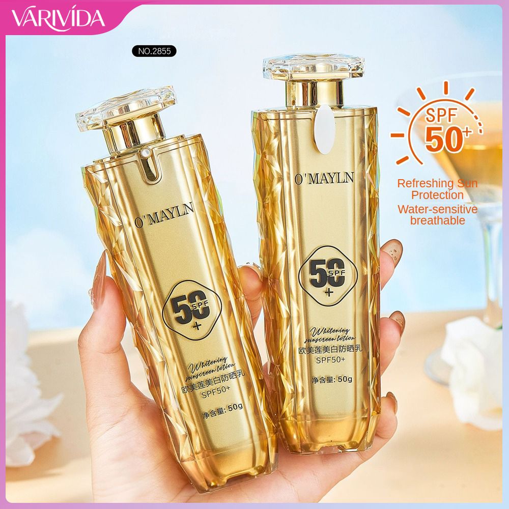 VARIVIDA [ซื้อ 1 แถม 2] โลตัส ไวท์เทนนิ่ง บีบี ครีม เอสพีเอฟ50++ กันแดด มอยส์เจอร์ไรเซอร์ กันน้ำ ครีม