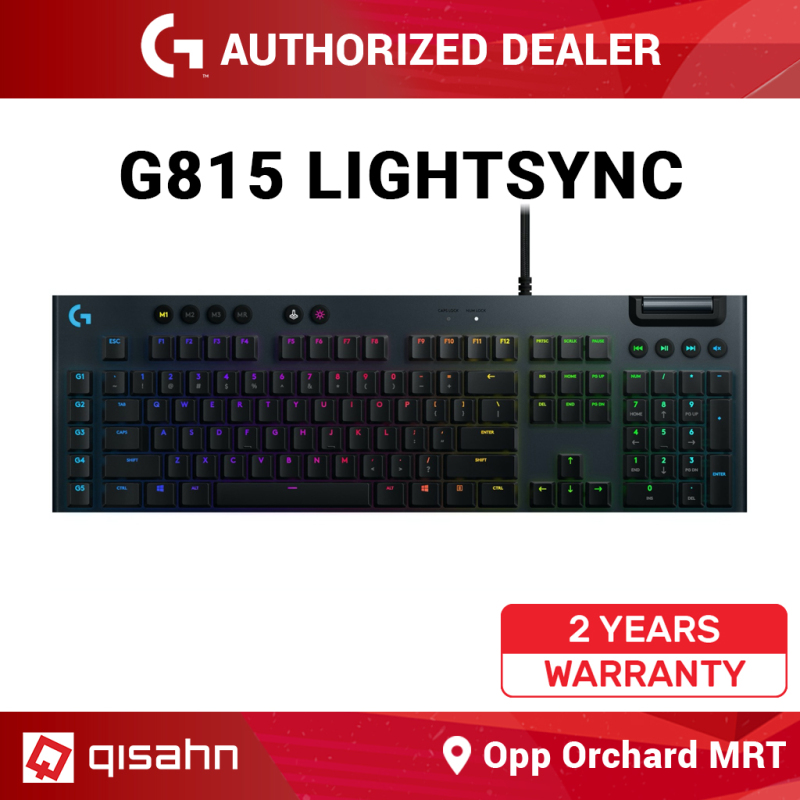 Logitech G815 RGB Mechanical Gaming Keyboard Singapore
