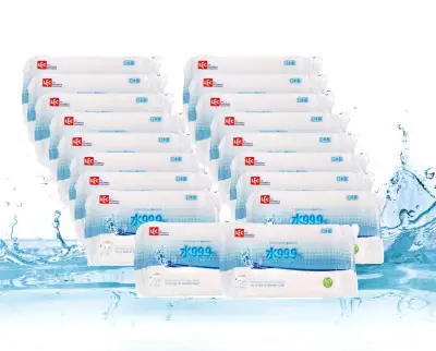 LEC 99.9% Pure Water Wipes Eday 80 sheets x 18 packs * FRESH STOCK - NEW PACKAGING