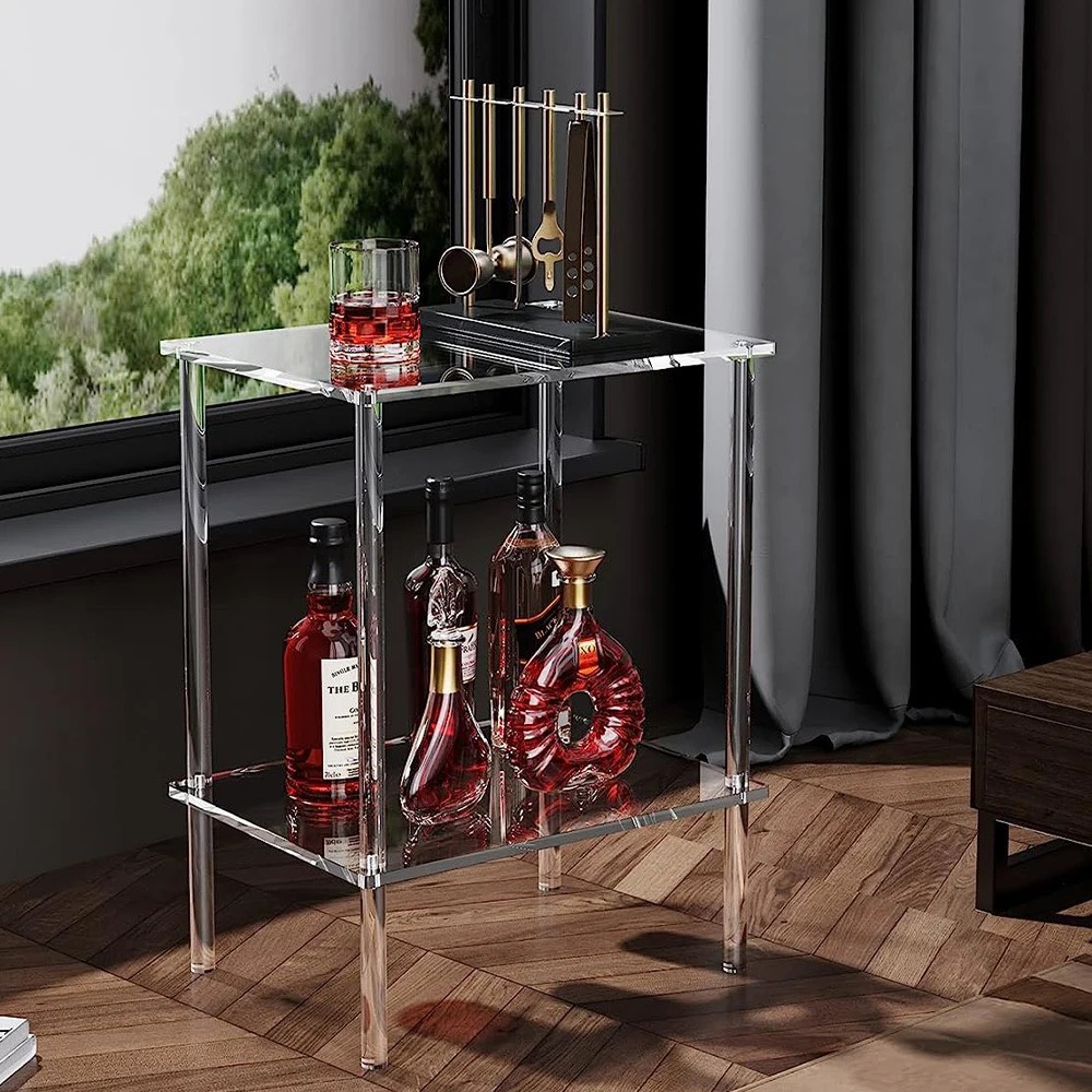 Bàn Sofa Acrylic Phòng Khách Đơn Giản, Bàn Trà sang trọng, bàn Phòng Ngủ, dày 5mm .Mica