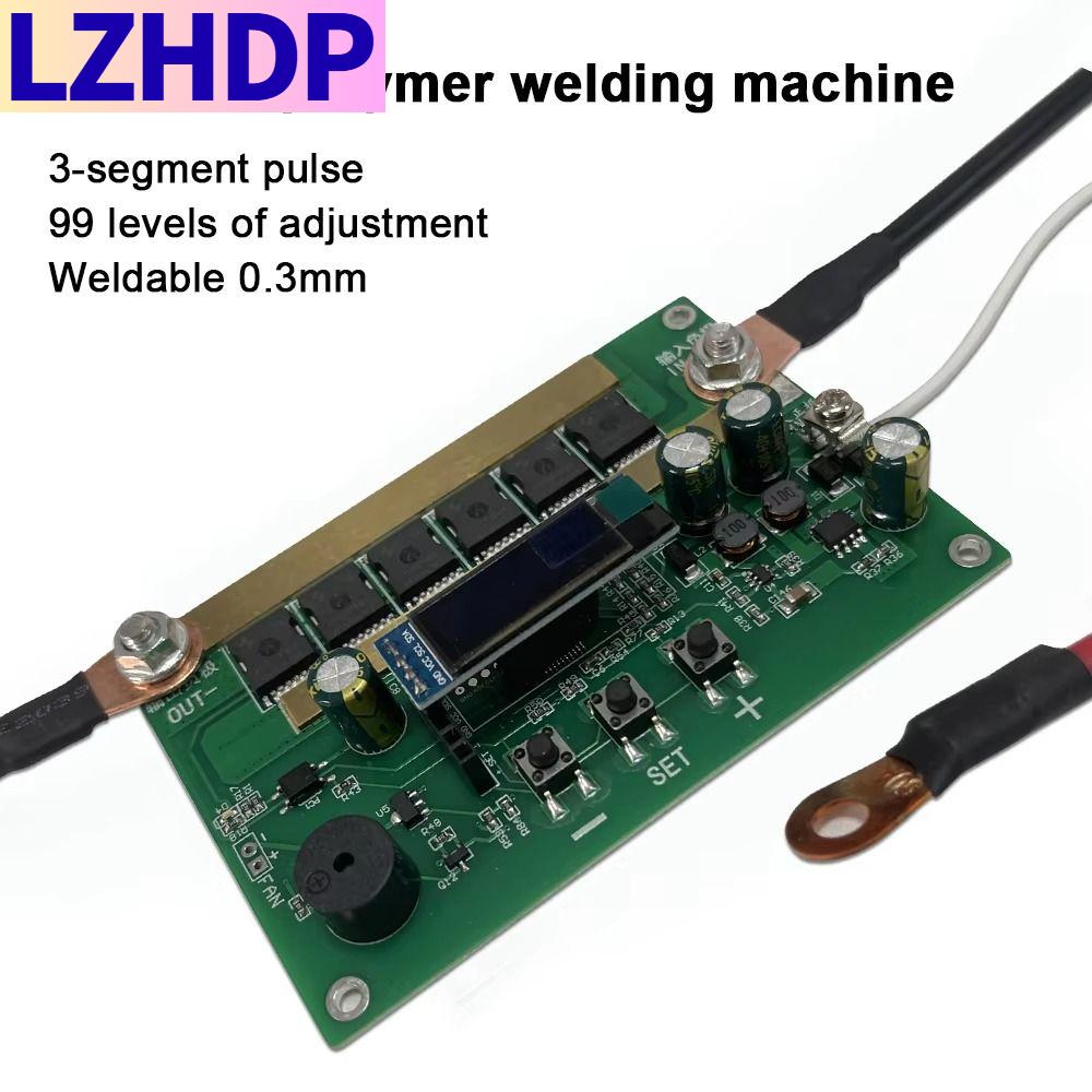 LZHDP Bút hàn đồng Bộ bảng điều khiển máy hàn Hiển thị thời gian thực Màn hình kỹ thuật số thông minh Mô-đun máy hàn điểm 12V 99 bánh răng Khả năng chịu nhiệt độ Bảng mạch PCB tại chỗ Bộ dụng cụ hàn điểm Dành cho pin lithium 18650 Giá 709,104 Đồng*Miễn phí vận chuyển