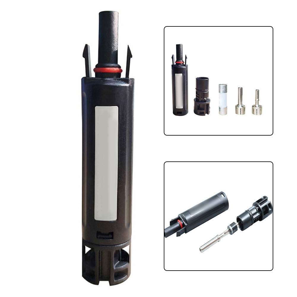 【Eelhoe】 Đầu nối cầu chì PV 30A 1000V với lớp chống cháy v0 cho mạch năng lượng mặt trời [phát hành sản phẩm mới] [hàng tồn kho Lớn]