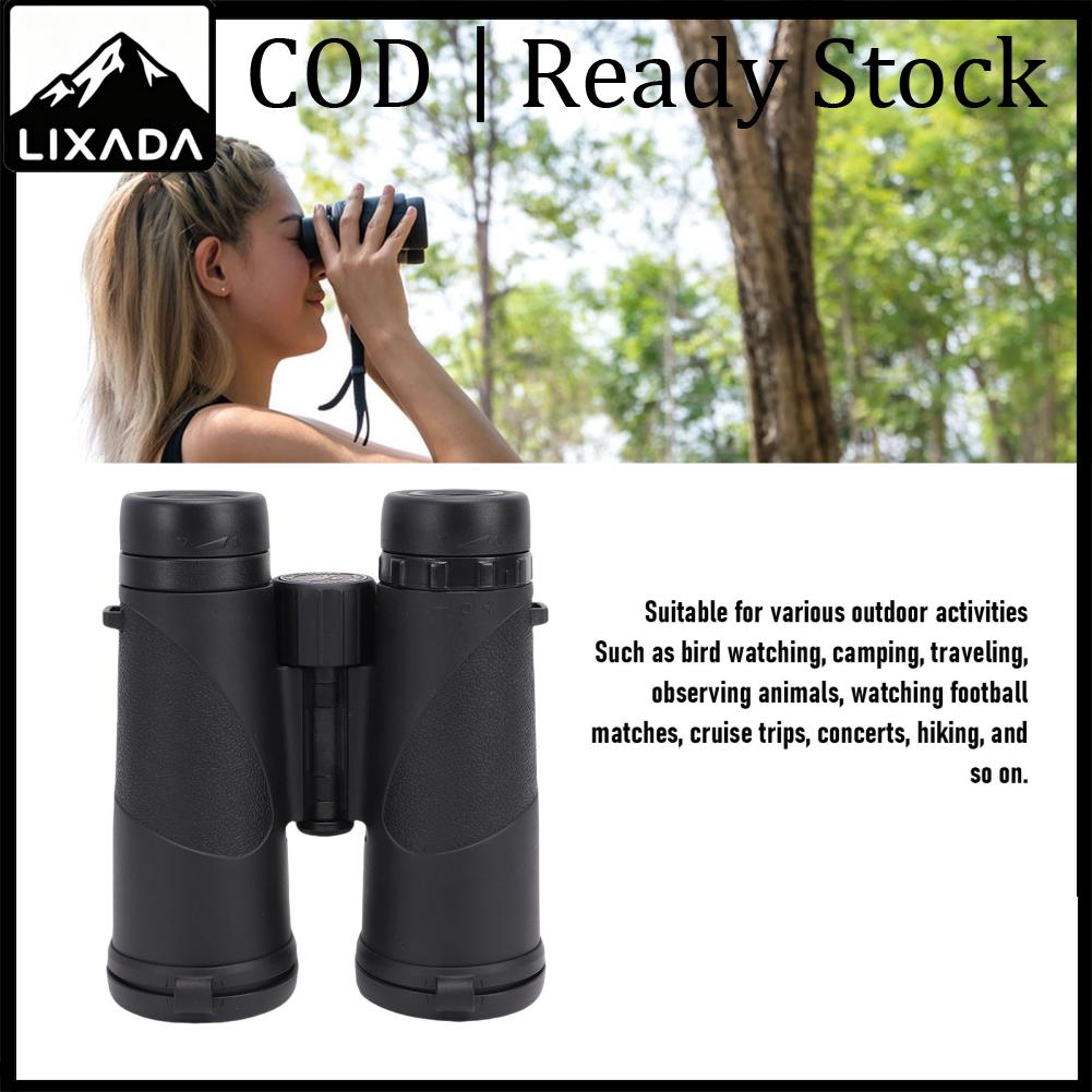 LIXADA Funien HD10x42 กล้องส่องทางไกลกล้องส่องทางไกลความละเอียดสูง 10x42 Compact Up Eyecups Multi Layer Coated BK7 Prism พร้อม 5.3 องศาสำหรับดูนก Camp ราคา 2,395 บาท*ส่งฟรี