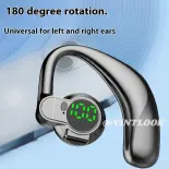Tai nghe bluetooth không dây vintlook với màn hình hiển thị kỹ thuật số và điều khiển bằng giọng nói