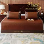 ☪️SANG XỊN☪️ Chiếu Mây Lụa Lạnh Điều Hòa Thân Nhiệt, Nhập Khẩu Cao Cấp Đủ Size Nệm _ Nemtot Bedding
