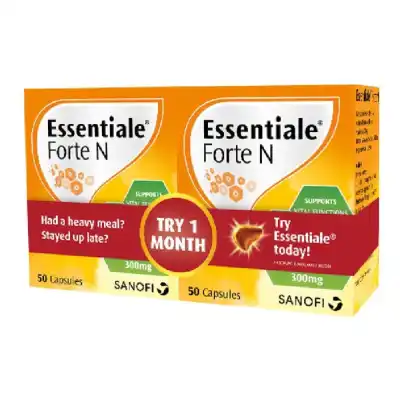 ESSENTIALE Forte N 300mg Capsules 50s Promo Twin Pack
