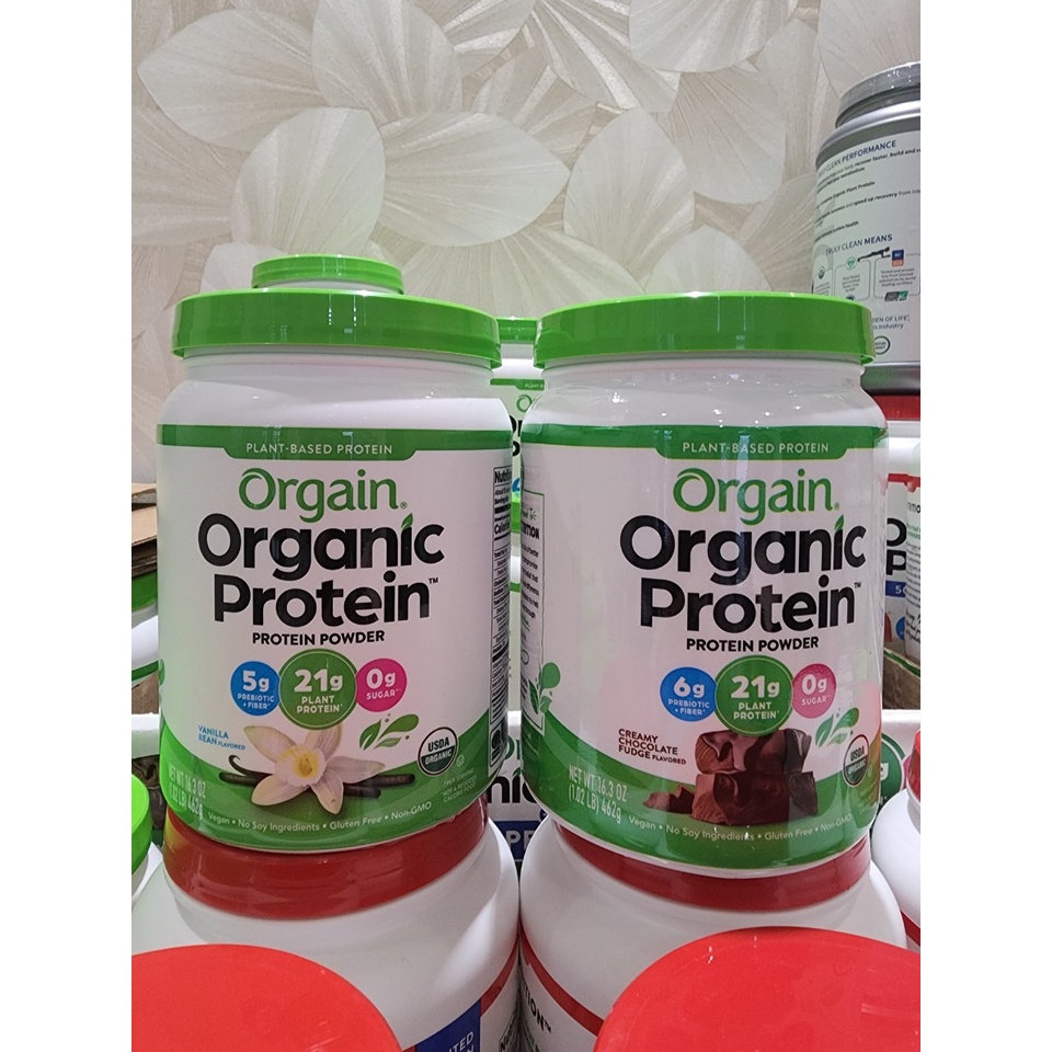 BỘT ĐAM THỰC VẬT HỮU CƠ ORGAIN PROTEIN SIZE NHỎ