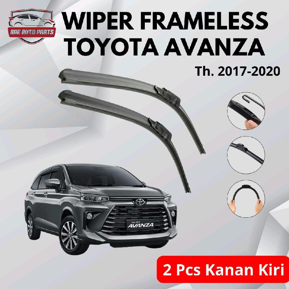 Frameless Front Wiper for Toyota Avanza 2017-2020, Pair Right and Left Without Iron Frame Harga 55,000 rupiah*Gratis Ongkir