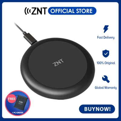 ZNT 10W Fast Charge Wireless Charger For iPhone 12 Max Pro, For iPhone 11 11 Pro X XS Max XR 8 8 Plus, for Samsung Galaxy S10 S9 S8 Plus Note 10 9 8 Huawei Mate 20 Android Phone