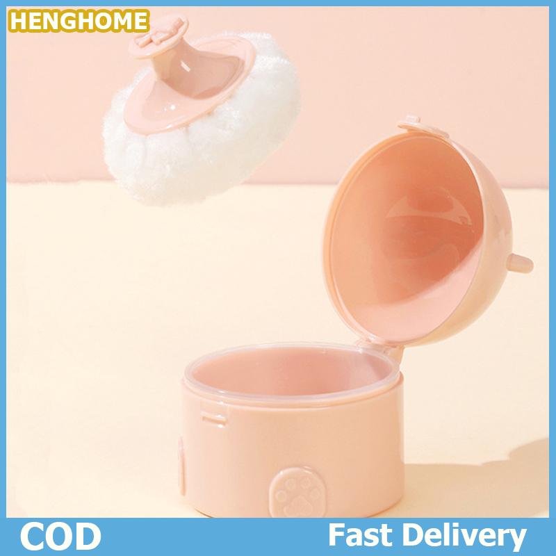 HENGHOME Gấu Hình Dạng Hộp Rỗng Bé Bột Sub-Đóng Chai Hộp Lưu Trữ Container Rỗng Đa Chức Năng Rỗng Bột Phun Hộp Cho Trẻ Em