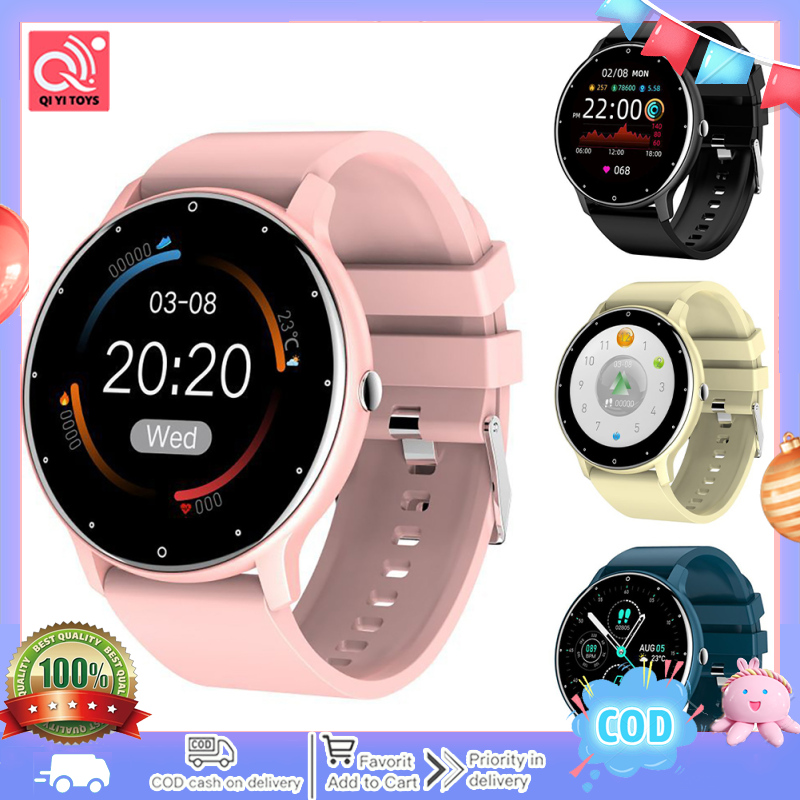 ZL02D Smart Watch 1.28 HD Touch Screen Fitness Tracker Built
